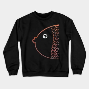 Colorful karp rainbow red Crewneck Sweatshirt